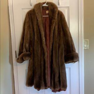 Brown Faux Fur Coat
